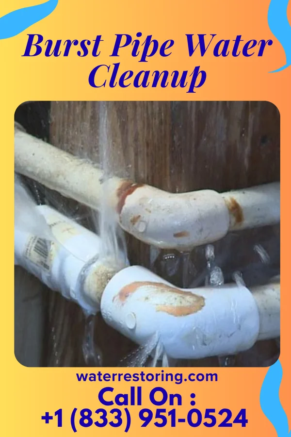 Burst Pipe Water Cleanup in St. Albans, VT